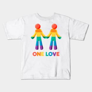 One Love Pride Month Kids T-Shirt